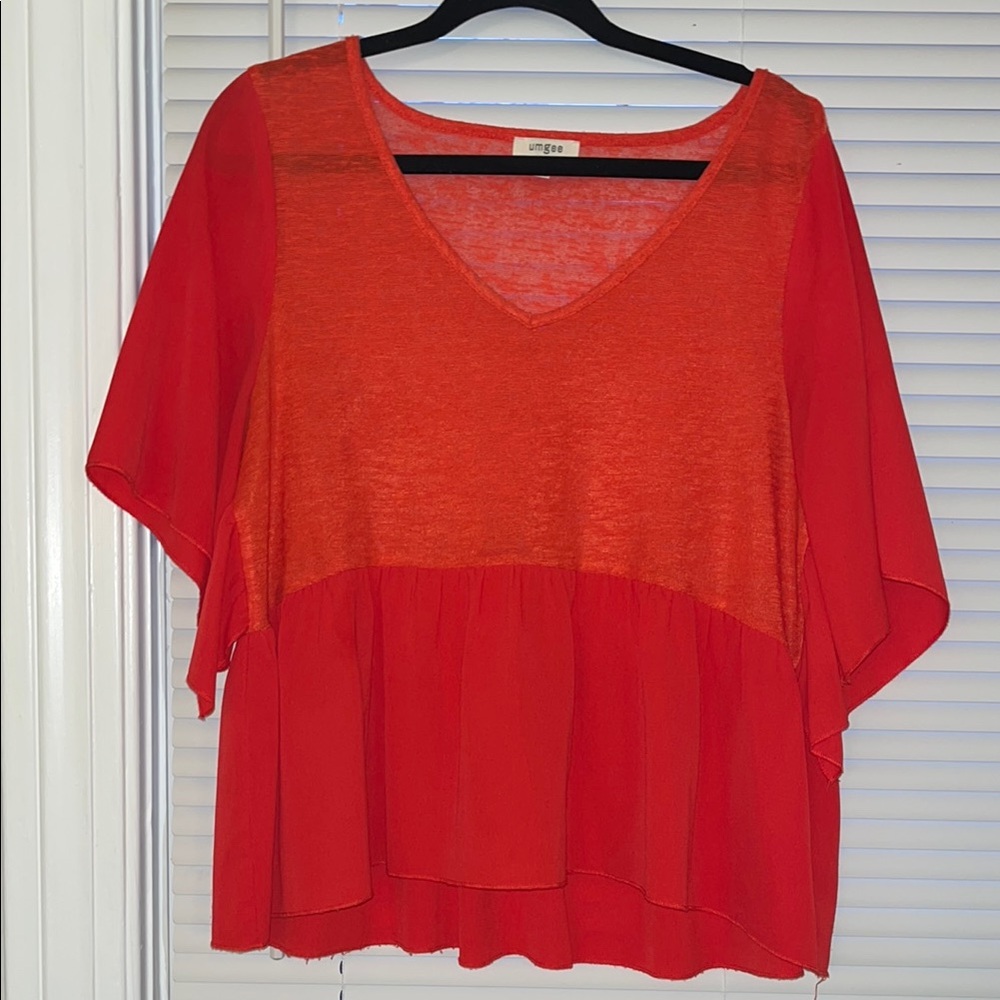 Women's Umgee Red Top